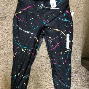 Splattered leggings